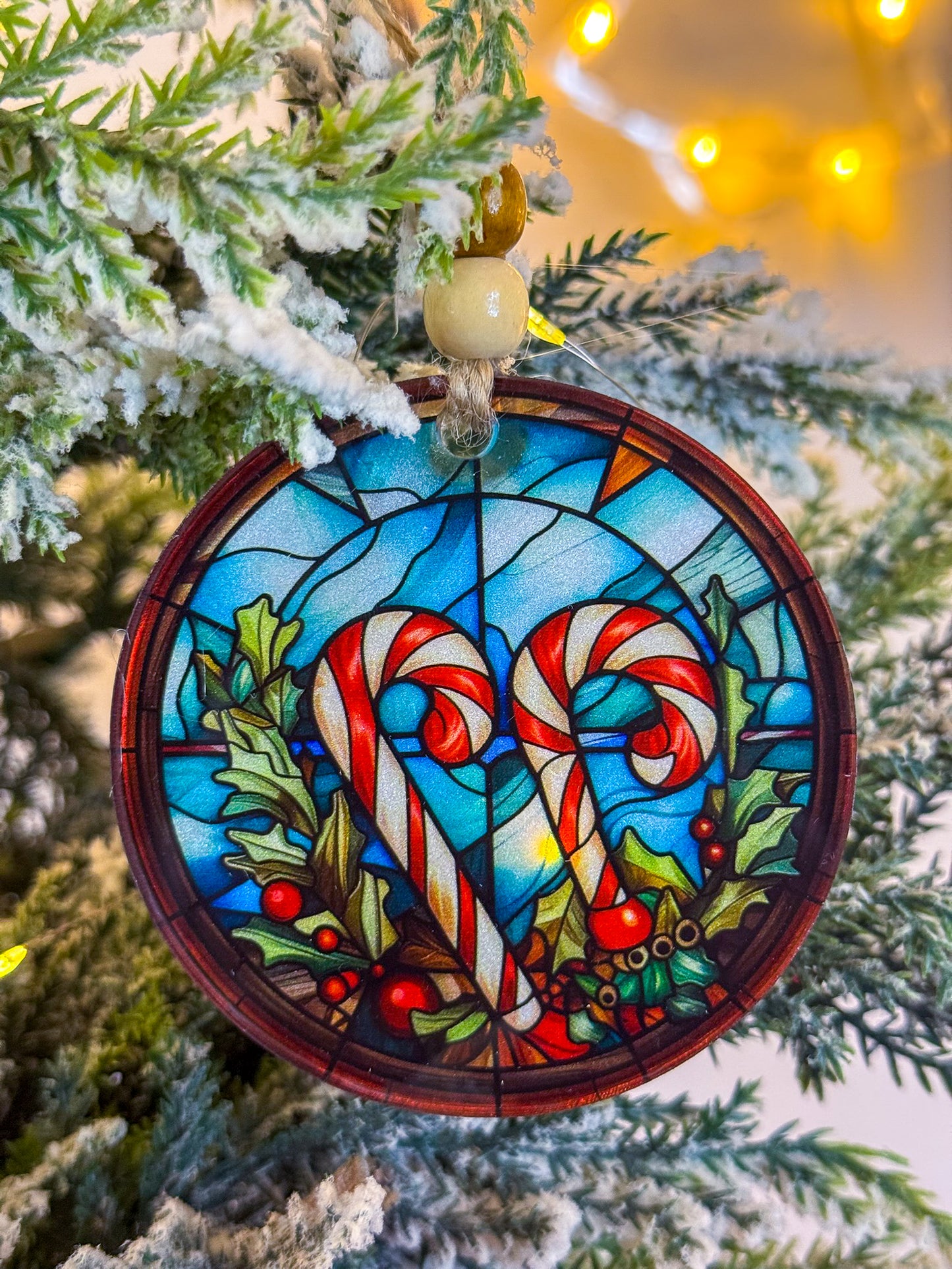 Candy Canes - Acrylic Ornament