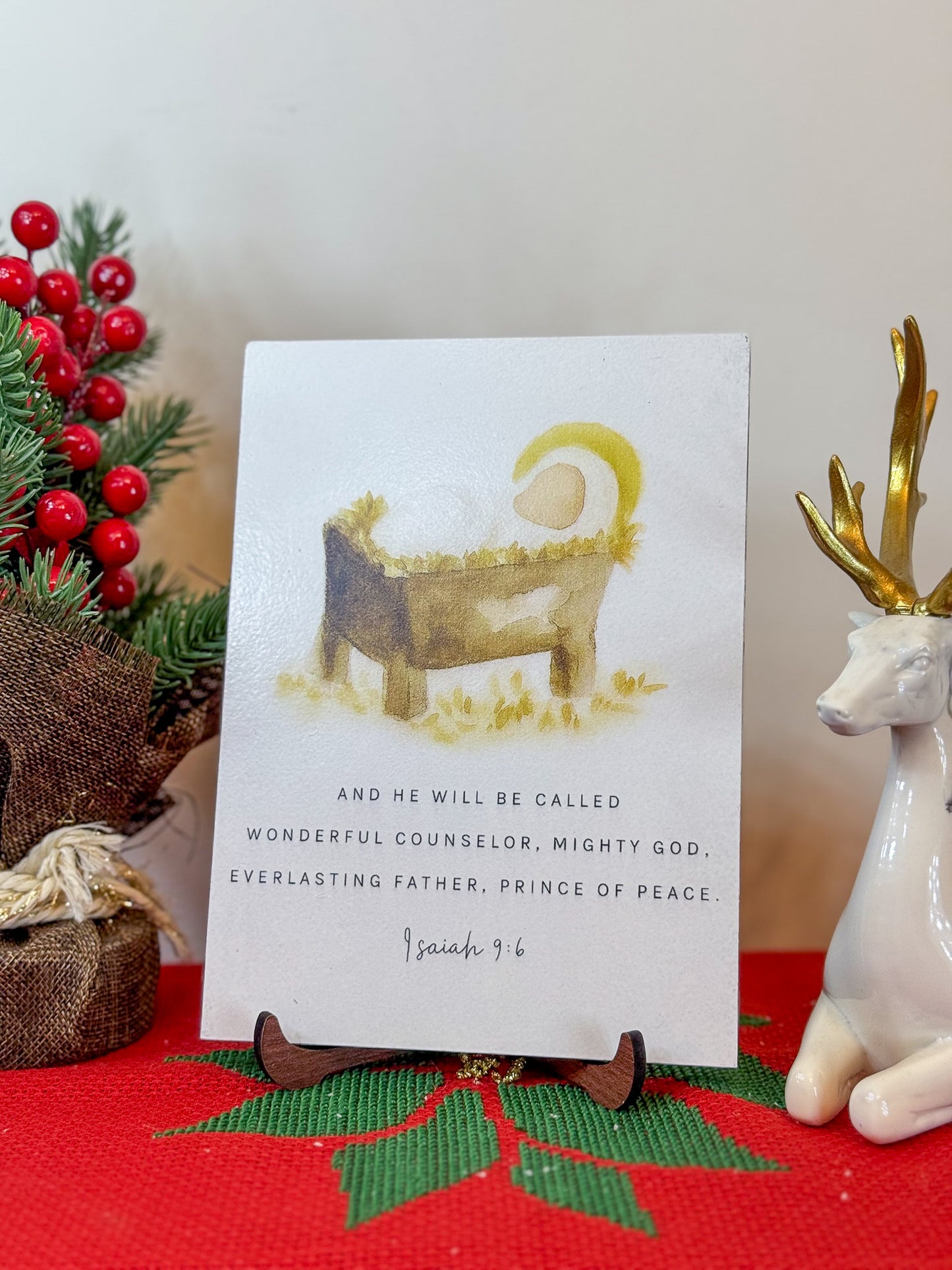 The Nativity Scene - Isaiah 9:6