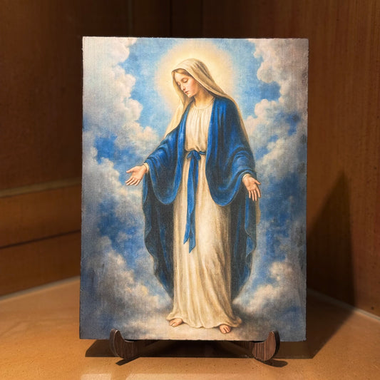 Virgin Mary in the Clouds