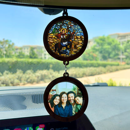 (Customizable) Choose your Icon & Personal Image Car Pendant