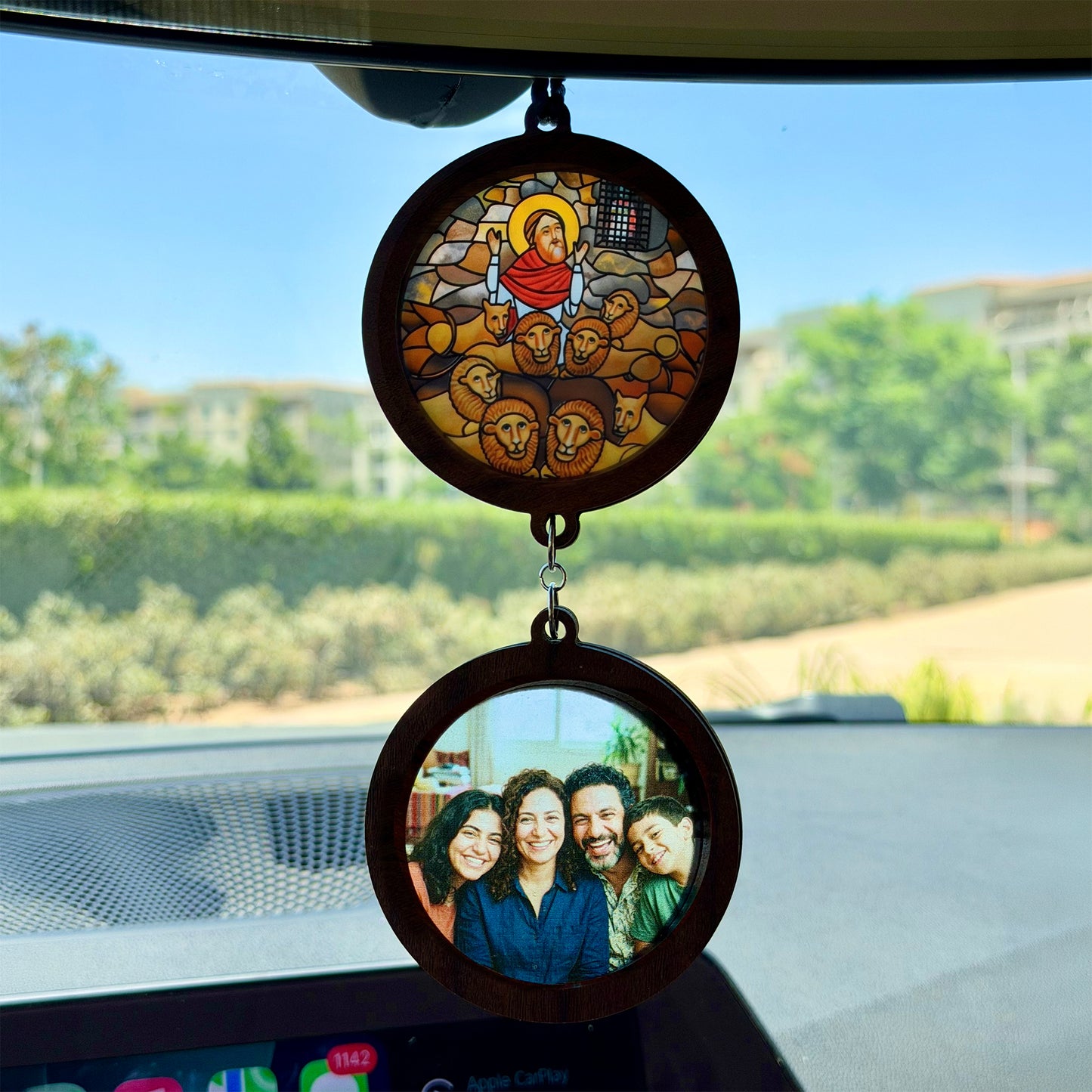(Customizable) Choose your Icon & Personal Image Car Pendant