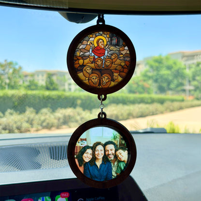 (Customizable) Choose your Icon & Personal Image Car Pendant