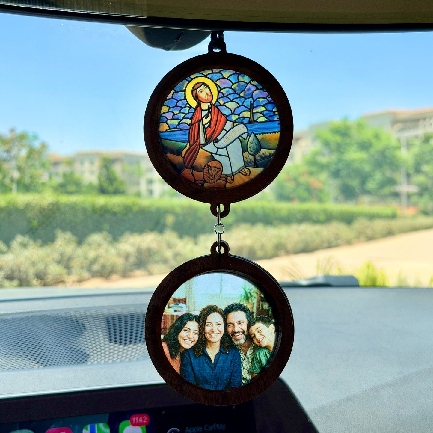 (Customizable) Choose your Icon & Personal Image Car Pendant