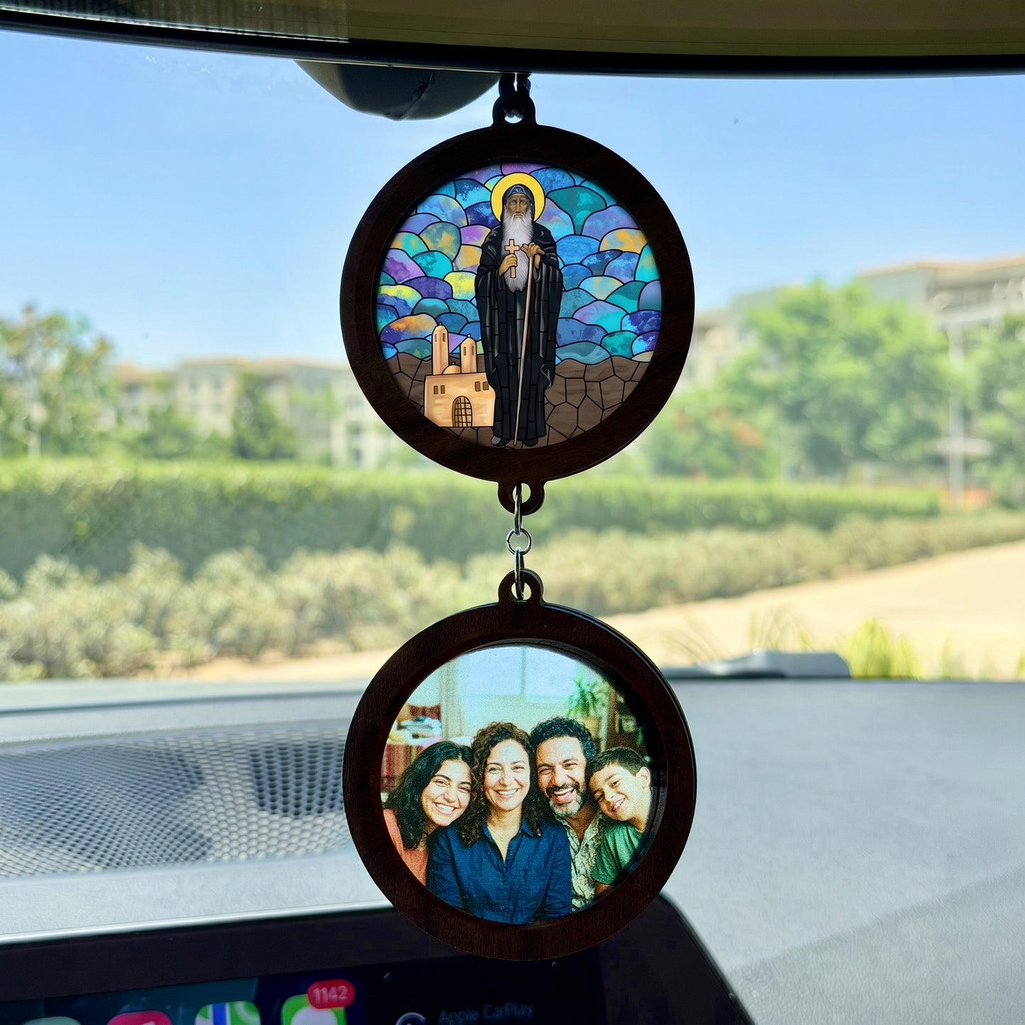 (Customizable) Choose your Icon & Personal Image Car Pendant
