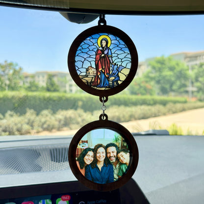 (Customizable) Choose your Icon & Personal Image Car Pendant