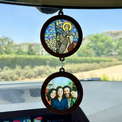 (Customizable) Choose your Icon & Personal Image Car Pendant
