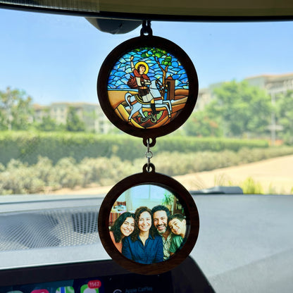 (Customizable) Choose your Icon & Personal Image Car Pendant