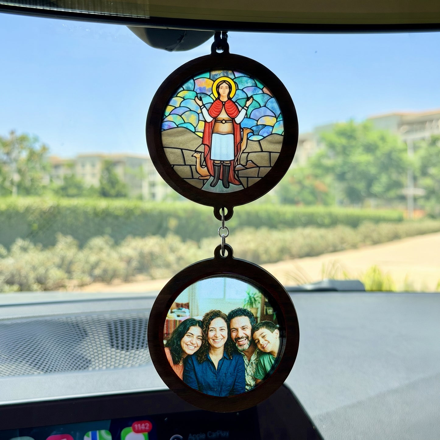 (Customizable) Choose your Icon & Personal Image Car Pendant