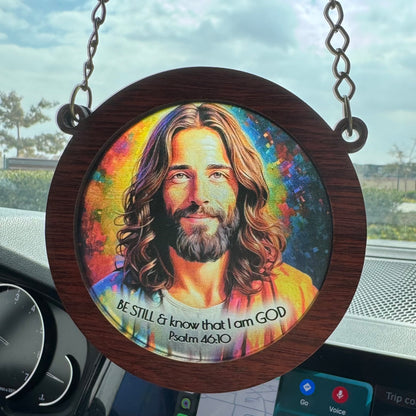 Be Still and Know that I am God - Car Pendant