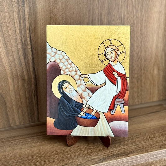 St. Bishoy - Gold Foil