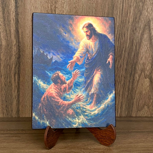 Jesus Saves Peter