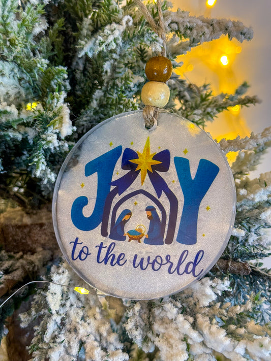 Joy to the World - Acrylic Ornament