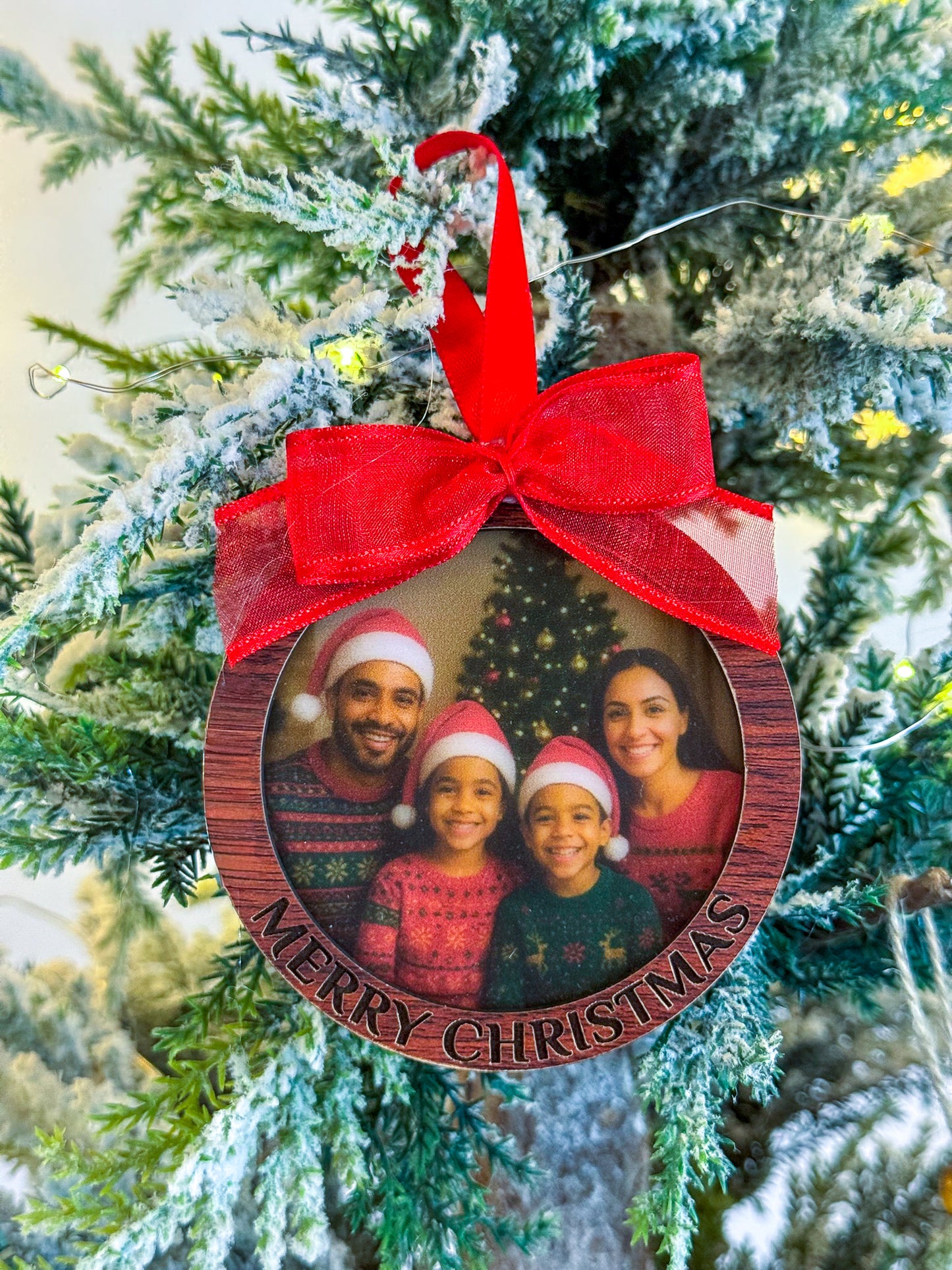 Personalized Photo Christmas Ornament