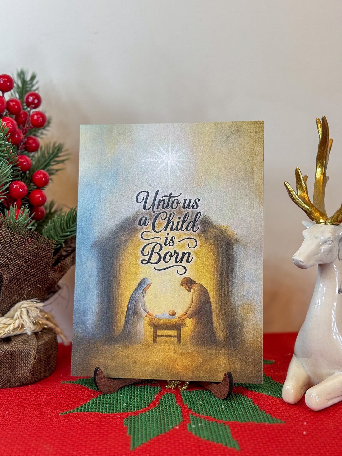 The Nativity Scene - Unto Us a Child is Born