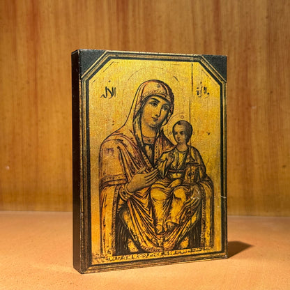 Virgin Mary (Golden Background) - Al-Muharraq monastery - Nicola Al-Orshalemy (XS)