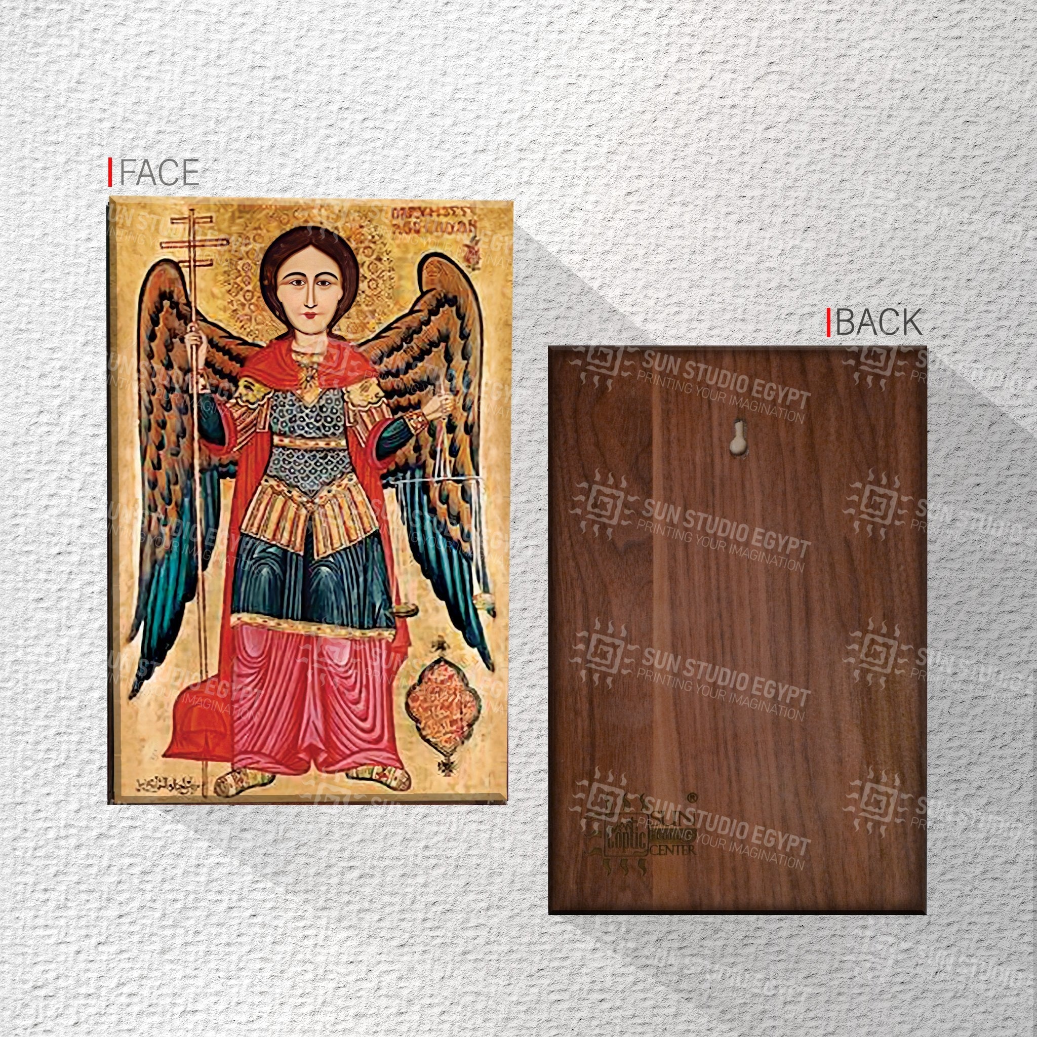 Archangel Michael Coptic Icon Replica