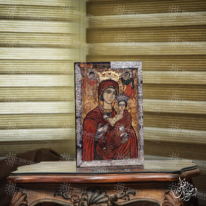 Virgin Mary Coptic Icon Replica