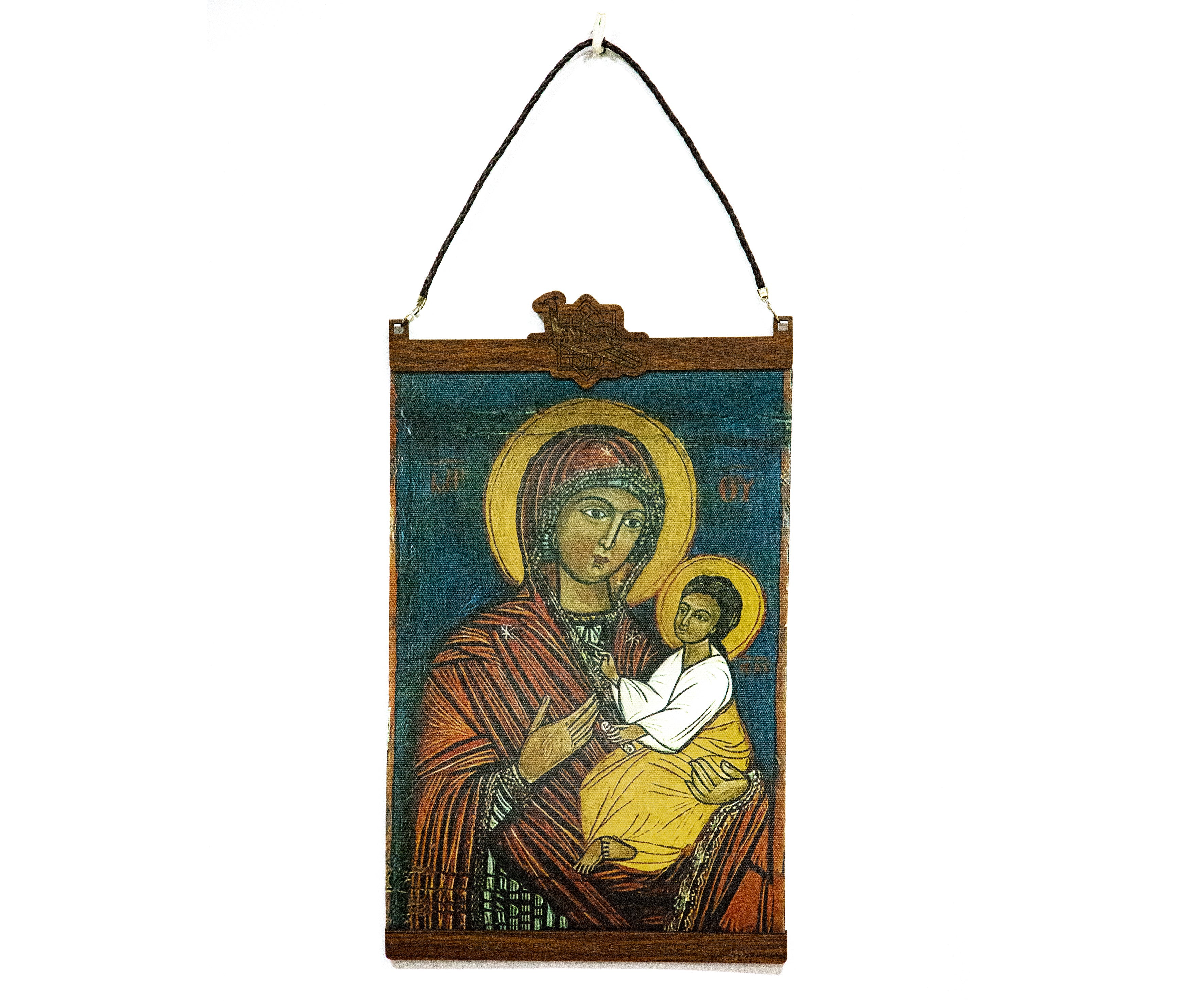 Virgin Mary holding baby Jesus - Canvas