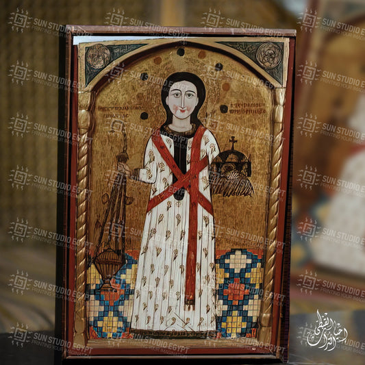 St. Stefen Coptic Icon Replica