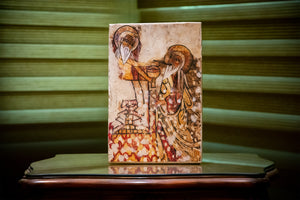 Abraham receiving Holy Communion from Melchizedek Mural